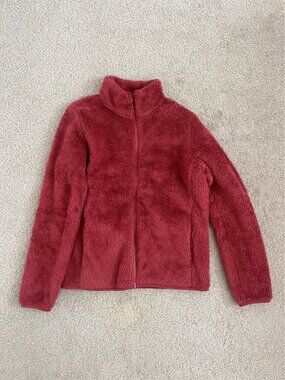 Uniqlo Furry Sweater Zip Up (M)